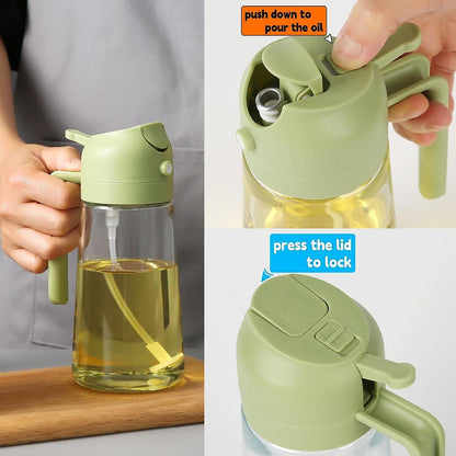 Fit-Friendly 2-in-1 Oil Sprayer: Your Partner in Healthy Cooking